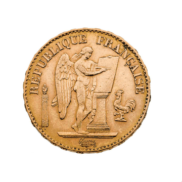 Génie de la IIIème République - Monnaie de 20 Francs