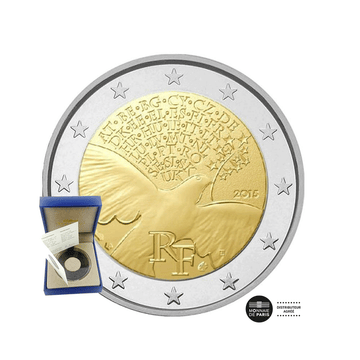 France 2015 - 2 Euro Commémorative - la Paix en Europe - BE