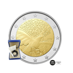 France 2015 - 2 Euros Commémorative - la Paix en Europe - BE