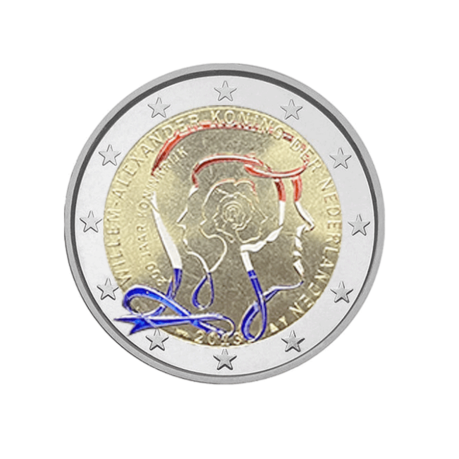 Pays-Bas 2013 - 2 Euro Commémorative - Royaume des Pays-Bas - Colorisée
