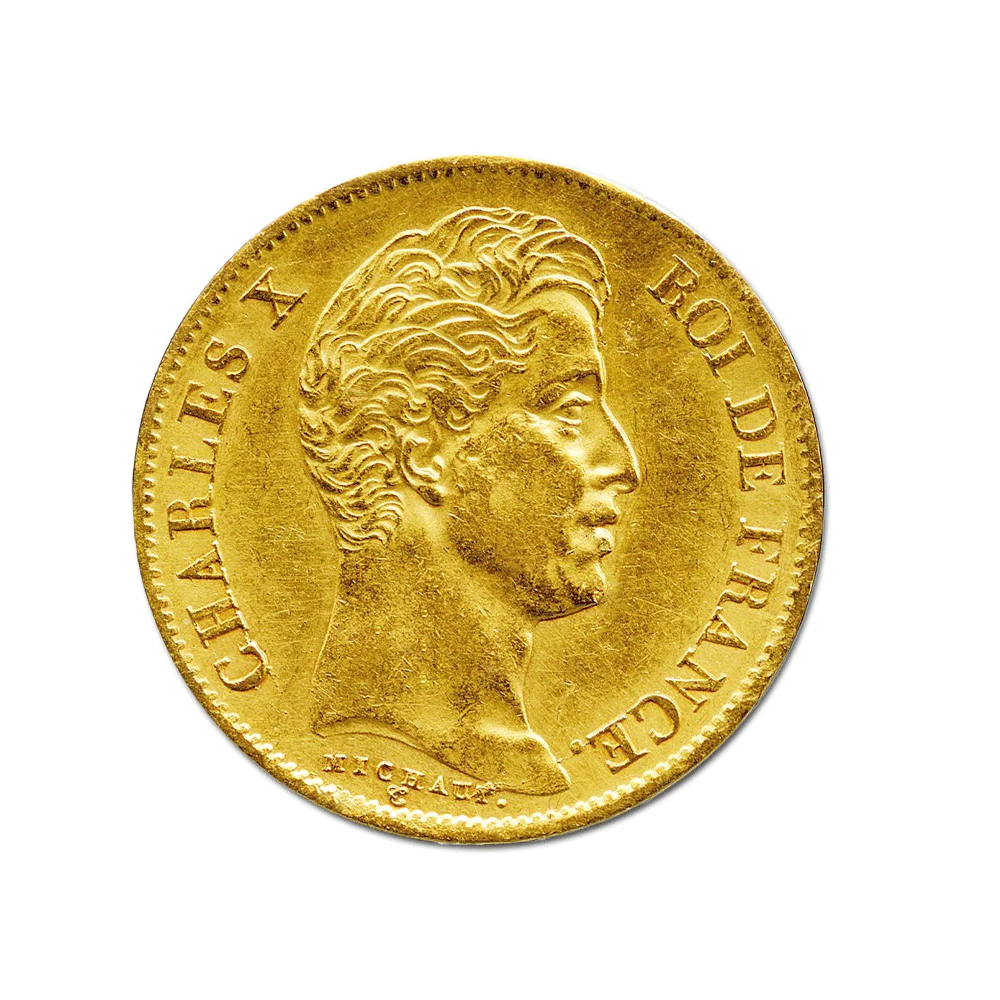 40 Francs Or - Charles X - France - 1824 - 1830