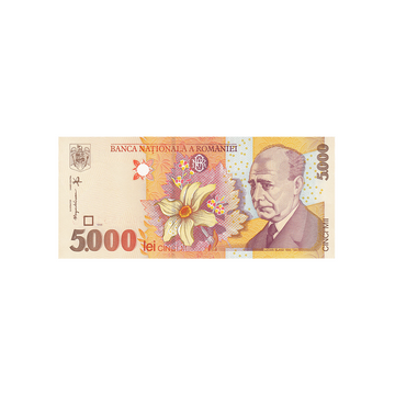 Roumanie - Billet de 5 000 Lei - 1998