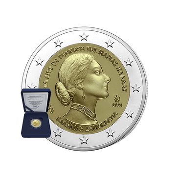 Greece 2023 - 2 Euro commemorative - 100th anniversary of the birth of Maria Callas - BU