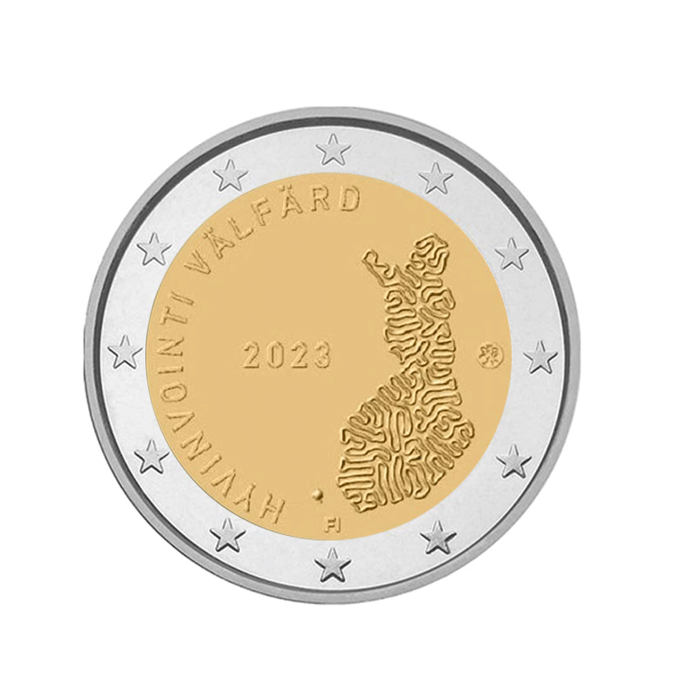 Finlandia 2023 - 2 Euro Commemorative - Prima legge finlandese sulla protezione della natura