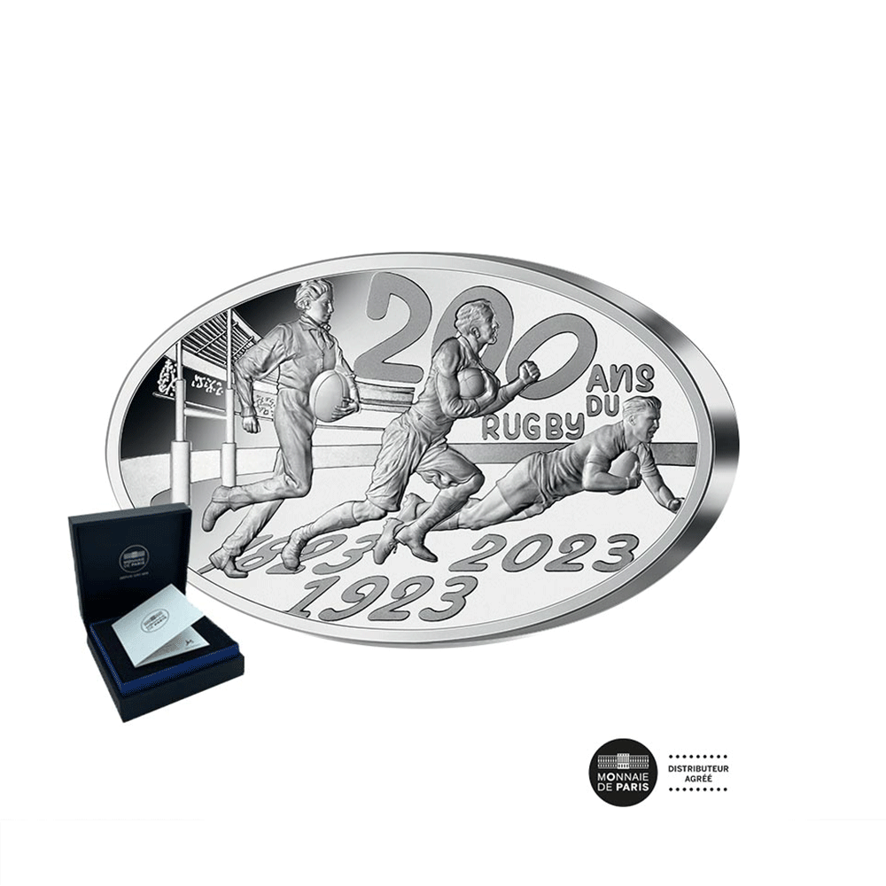 The 200 years of rugby - currency of € 500 money 1 kg - BE 2023