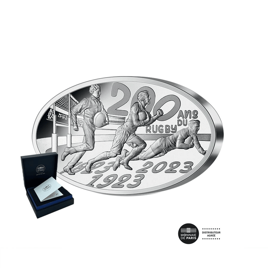 The 200 years of rugby - currency of € 500 money 1 kg - BE 2023
