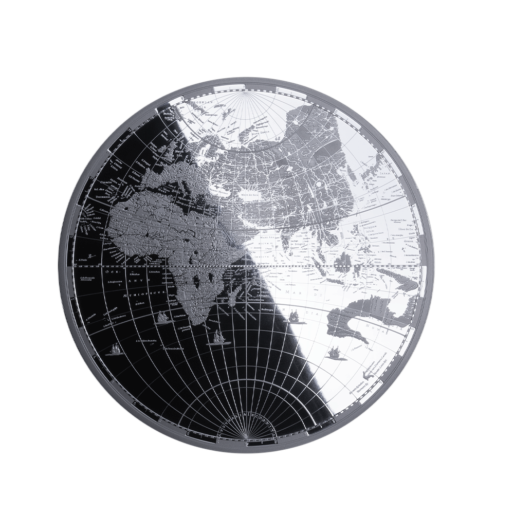 Histoire de la Cartographie - Lot de 2 monnaies de 10$ Argent - BE 2025