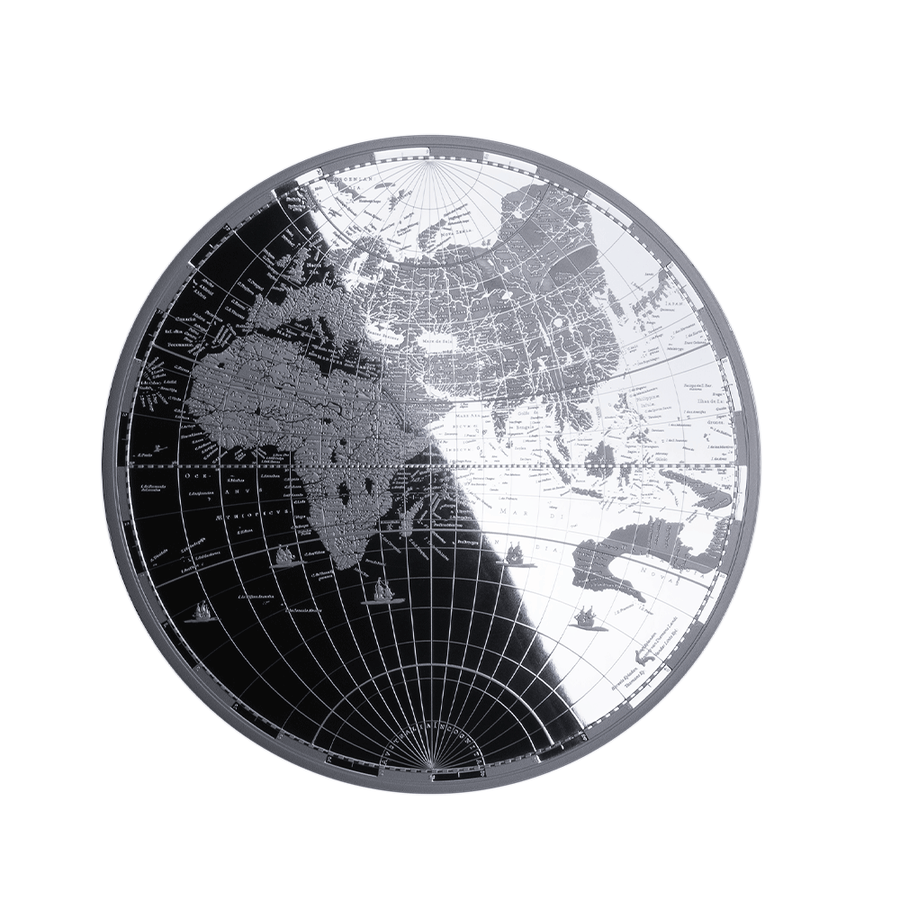 Histoire de la Cartographie - Lot de 2 monnaies de 10$ Argent - BE 2025