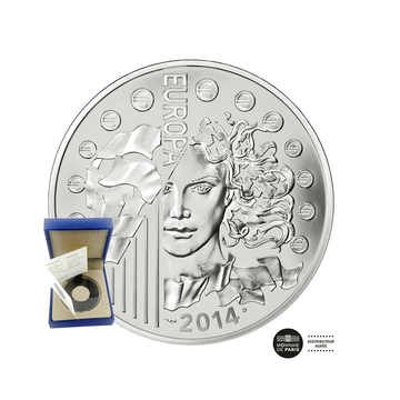 Europa - Coopération Spatiale Européenne - Monnaie de 10€ Argent - BE 2014