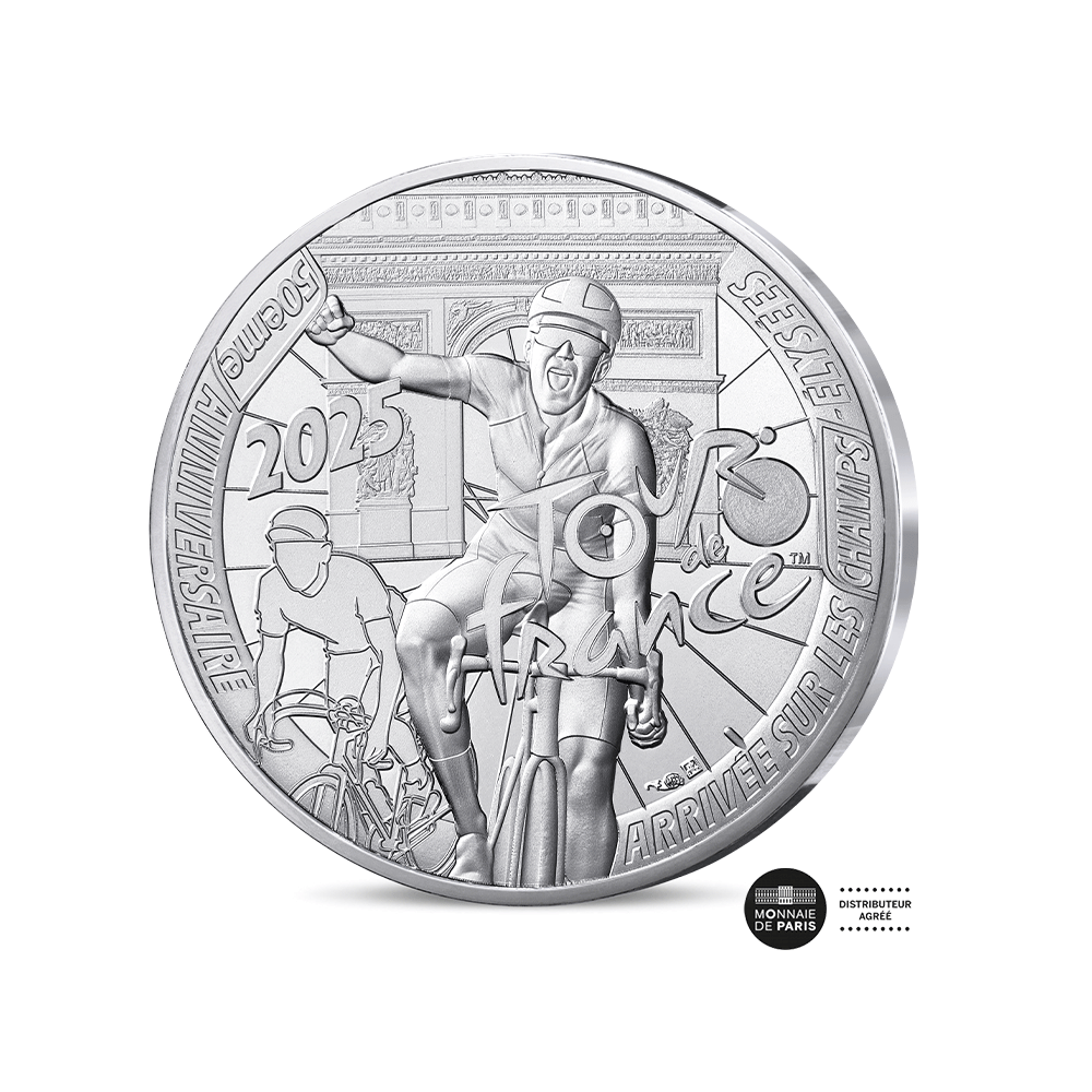 Tour de France - Monnaie de 10€ Argent - 2025