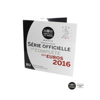 France - Série officielle et complète des Euros - BU (variantes disponibles)