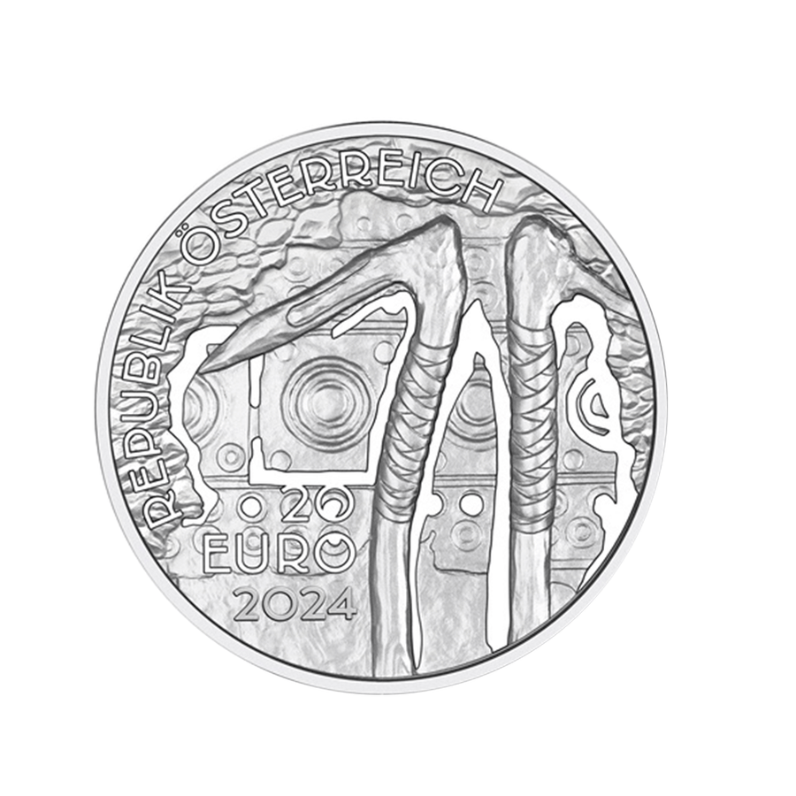 Autriche 2024 - Exploitation du sel - Monnaie de 20€ Argent - BE