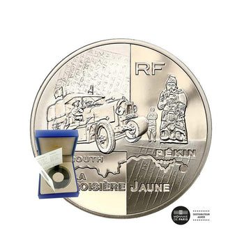 La crociera gialla - valuta di 1,5 euro d'argento - BE 2004