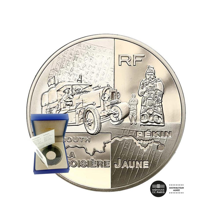 De gele cruise - valuta van 1,5 euro zilver - be 2004