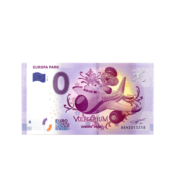 Souvenir ticket from zero euro - Europa Park - Germany - 2017
