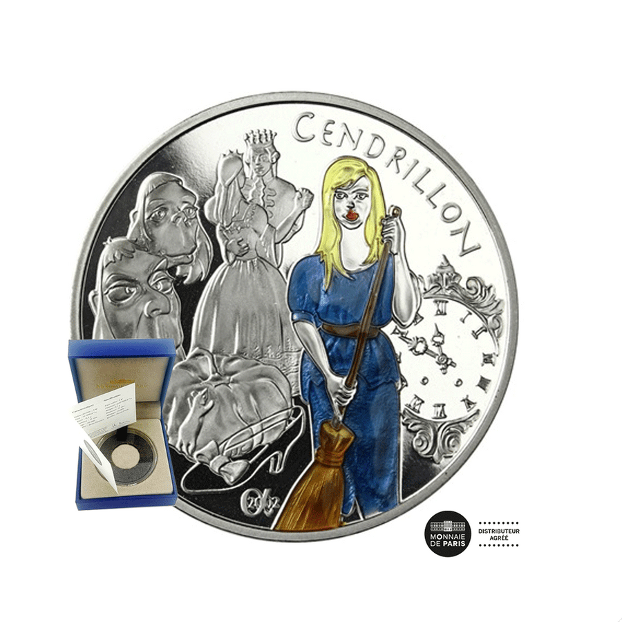 Cendrillon - Monnaie de 1,50€ Argent - BE 2002