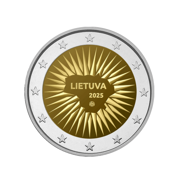 ⁣⁢Lithuania 2025 - 2 Euro Commemorative - National Defense⁤⁣