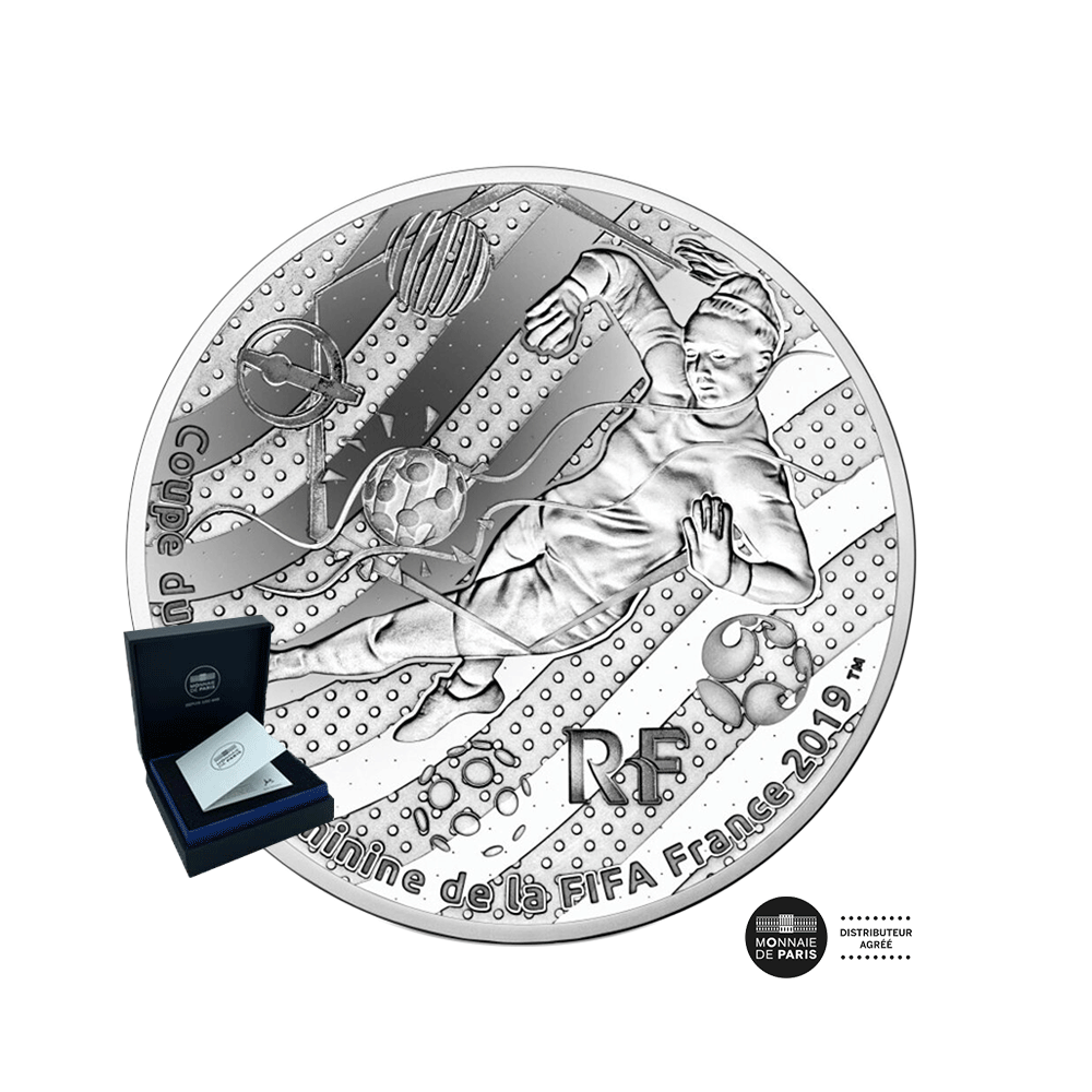 Coupe du Monde Féminine de la FIFA - Monnaie de 10€ Argent - BE 2019