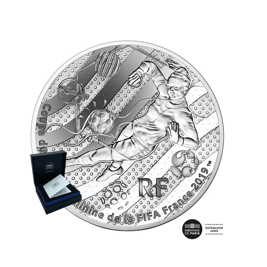 Coupe du Monde Féminine de la FIFA - Monnaie de 10€ Argent - BE 2019