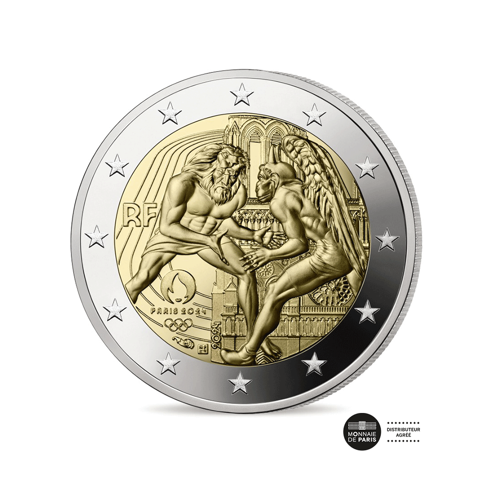 Jeux Olympiques de Paris 2024 - Monnaie(s) de 2€ Commémorative - BU 2024