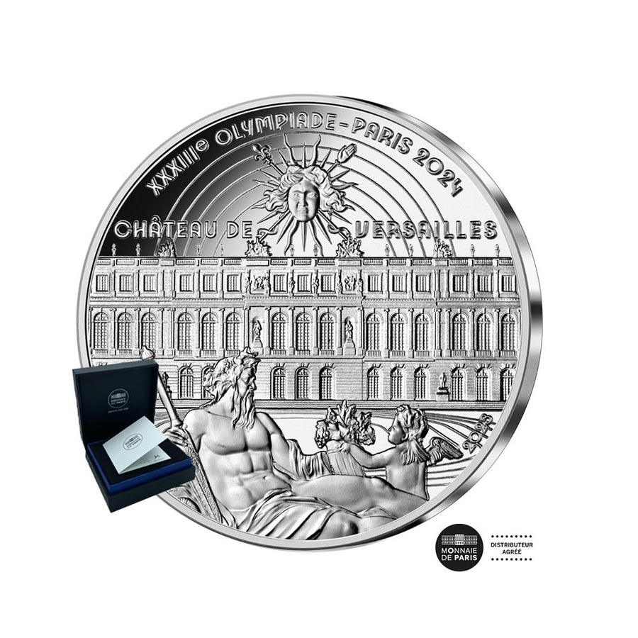 Pariser Olympischen Spiele 2024 - Château de Versailles - Währung von 10 € Geld - 2023 sein