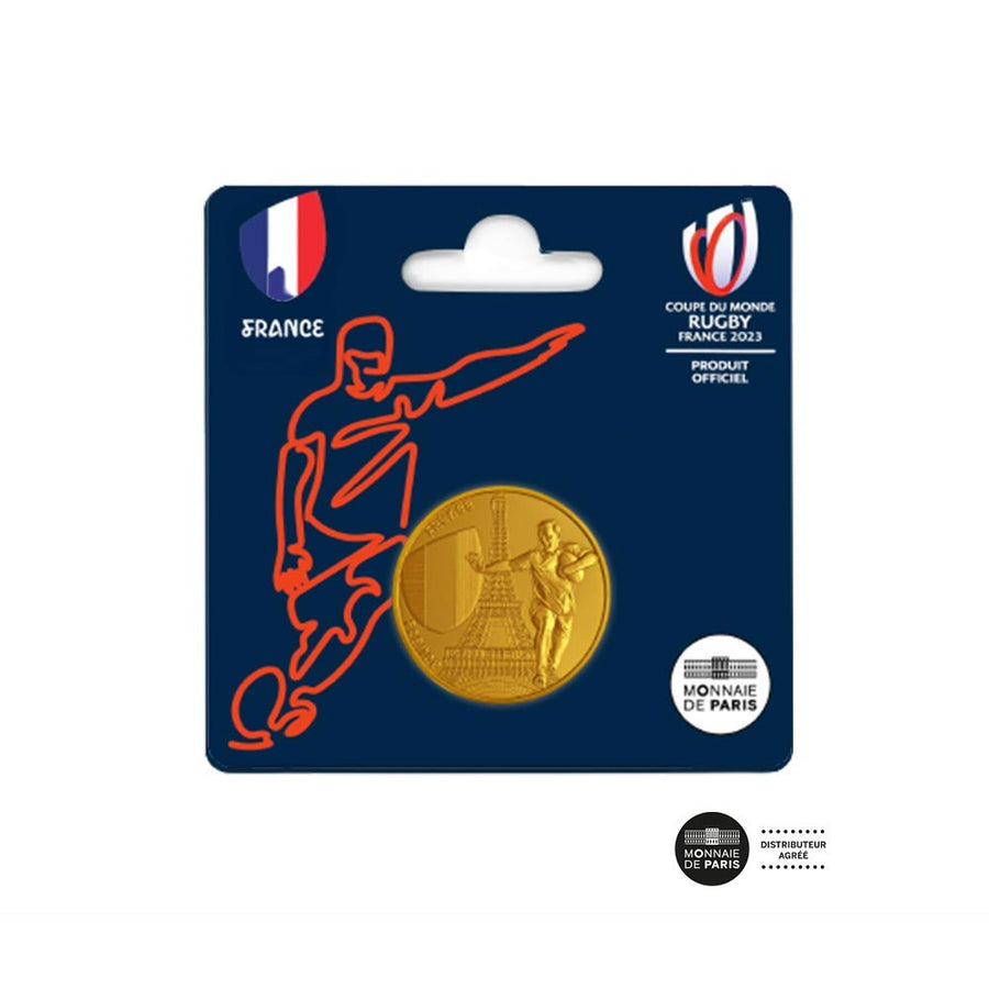 The major European rugby nations - France - currency of € 1/4 - 2023