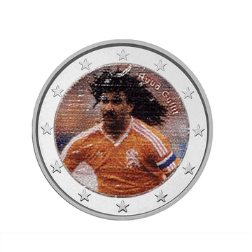 Ruud Gullit - 2 Euro Commémorative - Colorisée