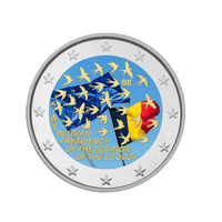 België 2024 - 2 euro herdenking - president van de EU - gekleurd