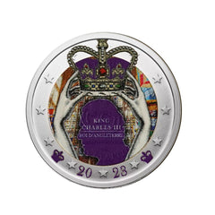 2 Euros Commémorative - King Charles III Coronation - Colorisée #5