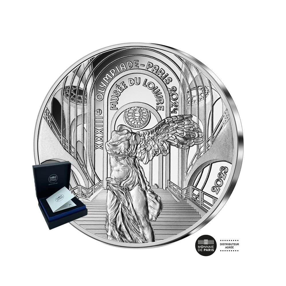 Jeux Olympiques de Paris 2024 - Musée du Louvre - Monnaie de 10€ Argent - BE 2023