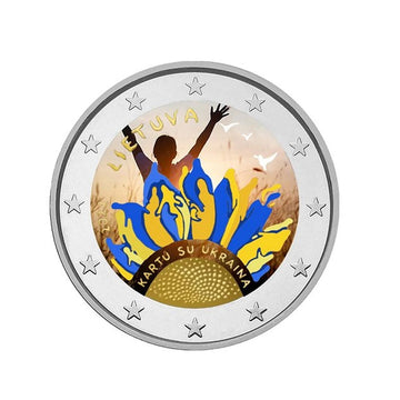 Lithuanie 2023 - 2 Euro Commemorative - Insieme all'Ucraina