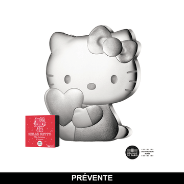 Hello Kitty - Pièce de forme - Monnaie de 10€ Argent - BE 2024