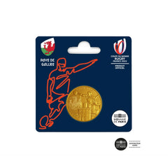 Les Grandes Nations Européennes de Rugby - Pays de Galles - Monnaie de 1/4€ - 2023