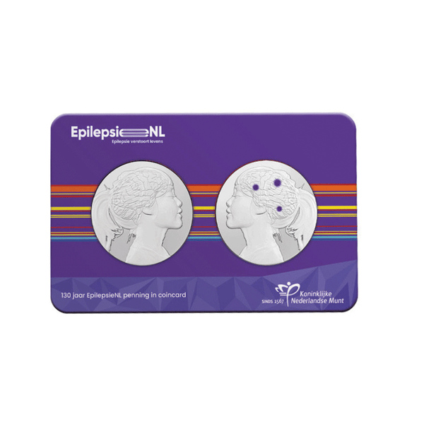 ⁣⁢Netherlands 2023 - Coincard - 130th Anniversary EpilepsieNL⁤⁣
