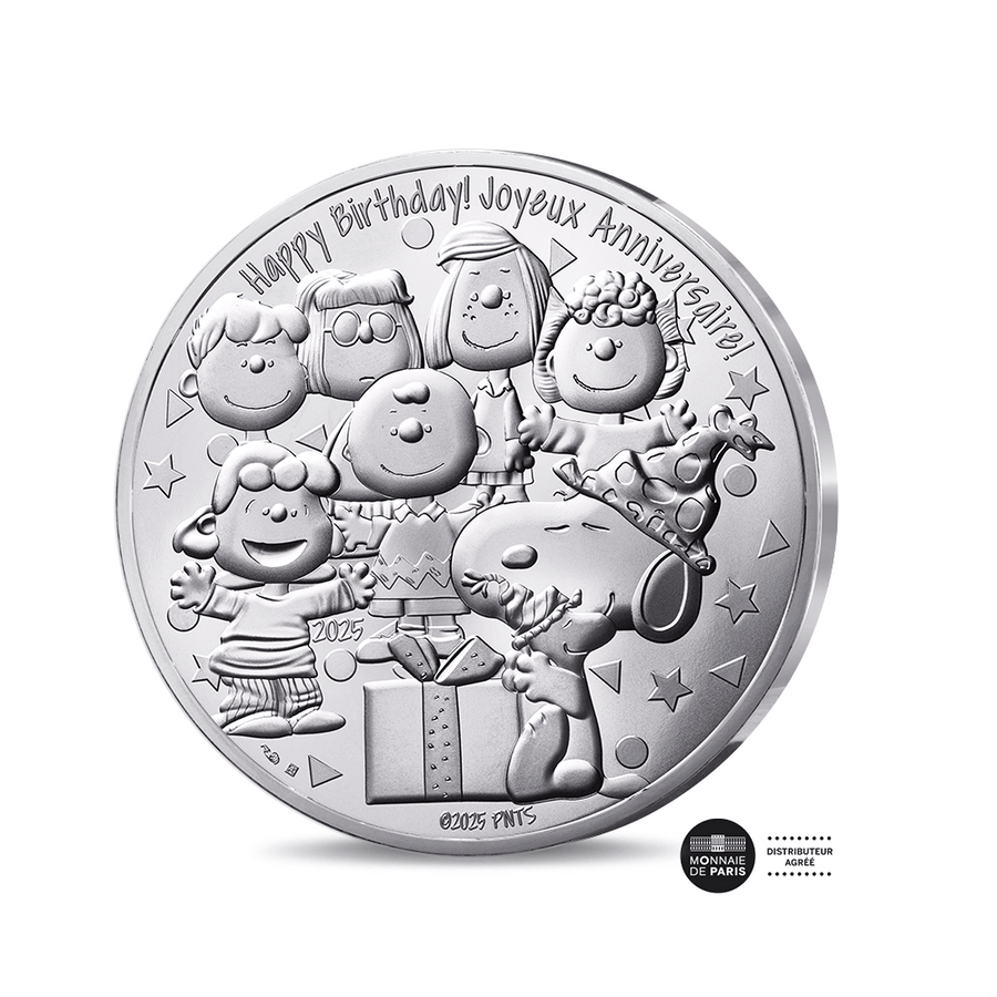 Snoopy - Monnaie de 100€ Argent - 2025