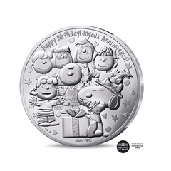 ⁣⁢Snoopy - Minca 100€ Striebro - 2025⁤⁣