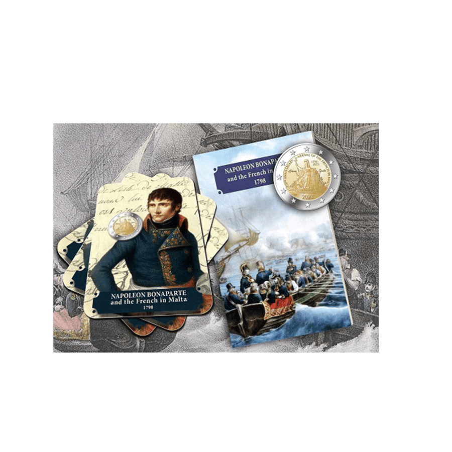 Malta 2023 - 2 Euro Coincard - 225th anniversary of the arrival of the French in Malta