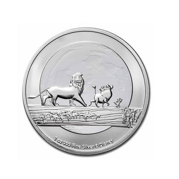 The Lion King - Currency of 2 Dollars Silver - BU 2021