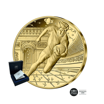 Het 2023 Rugby World Cup Tournament - 5 € Goud Valuta 1/2G - BE 2023