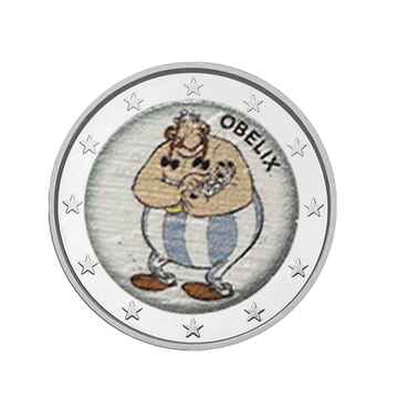 Obélix - 2 Euro Commémorative - Colorisée