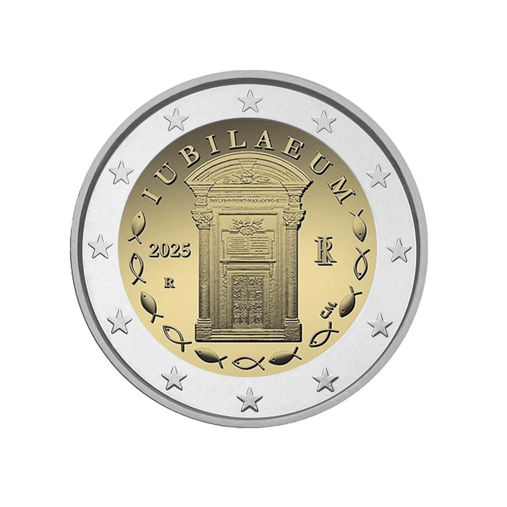 2 Commemorative Italy 2025 Jubilee / Giubileo Medals - Made In Italy