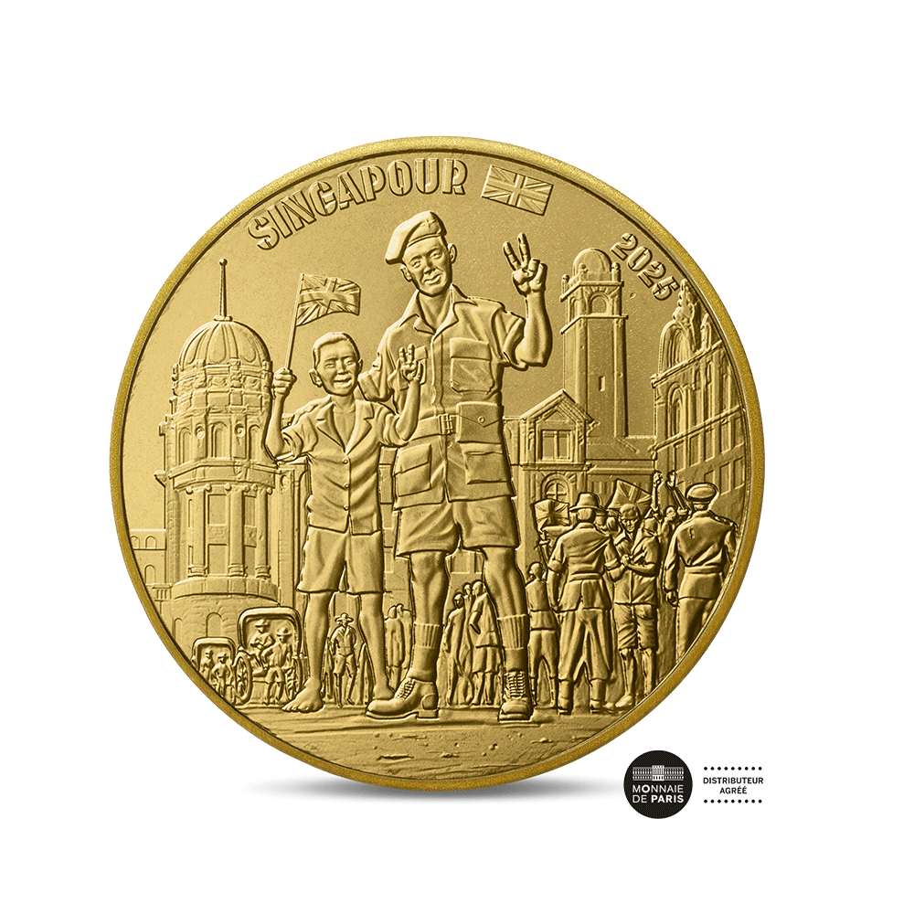 V-E Day - ANGLETERRE - Monnaie de 1/4€ - 2025