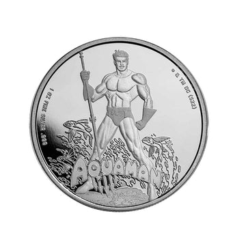 Aquaman - prata $ 5 moeda - BU 2023