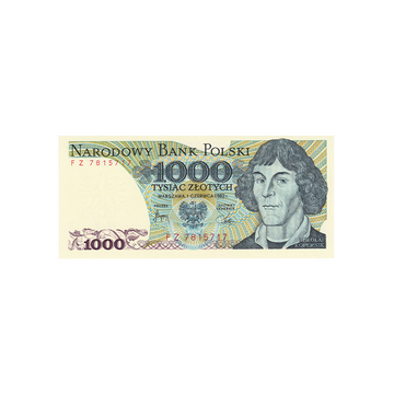 Pologne - Billet de 1000 Zlotych - 1975 - 1982
