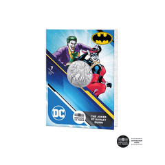 ⁣⁢DC Comics - Moneta 10 Euro Okolicznościowa Srebrna (07/18) - Joker i Harley Quinn - 2025⁤⁣