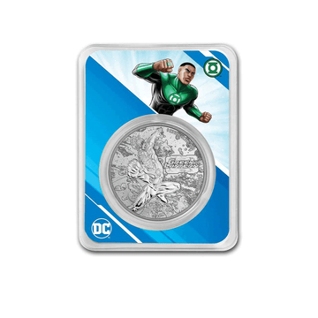 Green Lantern - Monnaie de 5 Dollars 1 Oz Argent (with TEP) - BU 2023