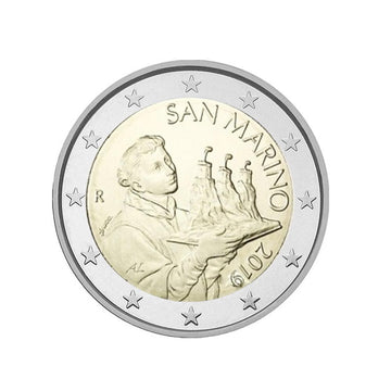 Saint -marin 2017 - 2 euros comemorativo - atual
