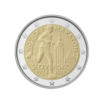 Slovaquie 2024 - 2 Euro Commémorative - 100 ans du Marathon International de Kosice