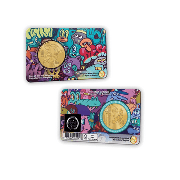Belgique 2025 - Monnaie de 2,5€ Commémorative - Street Art en Belgique - BU