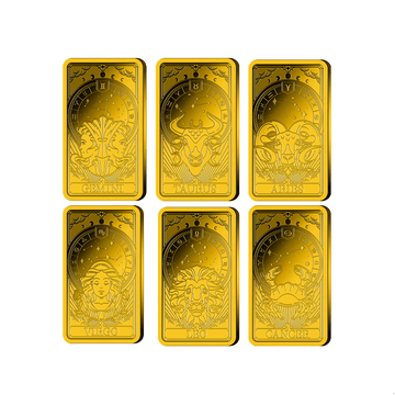 Les Signes du Zodiaque - Lot de 12 monnaies de 10$ Or 1/200 Oz - BE 2025